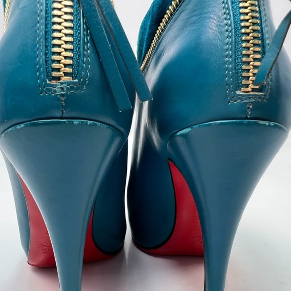 🌷❤️‍🔥SPRING SALE 🔥 FINAL PRICE🌷💥Christian Louboutin Col Zippe Booties 36.5 - Picture 5 of 7